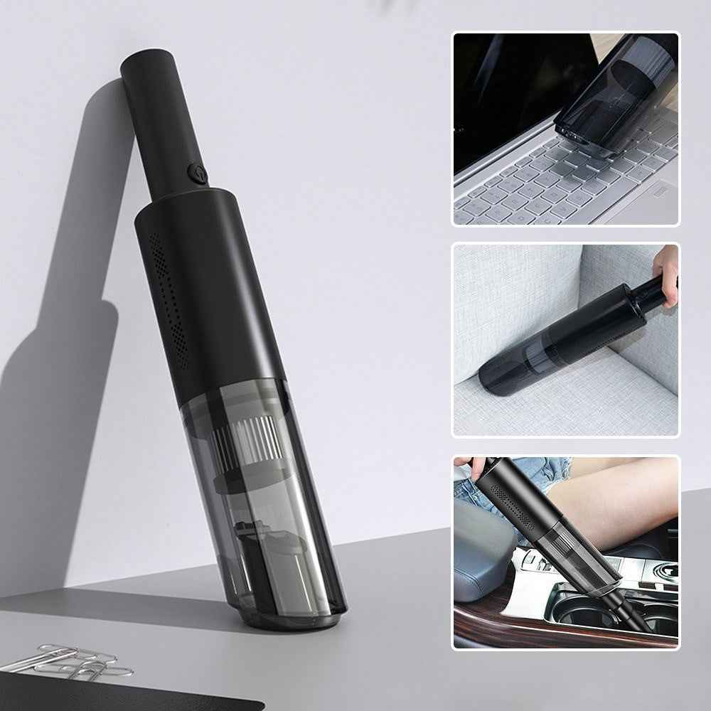 Car Vacuum Cleaner 6000Pa High Power Handheld Vacuum Cordless Portable Mini Vacuum Cleaner for Car/Home/Pet Hair - Cordless/White