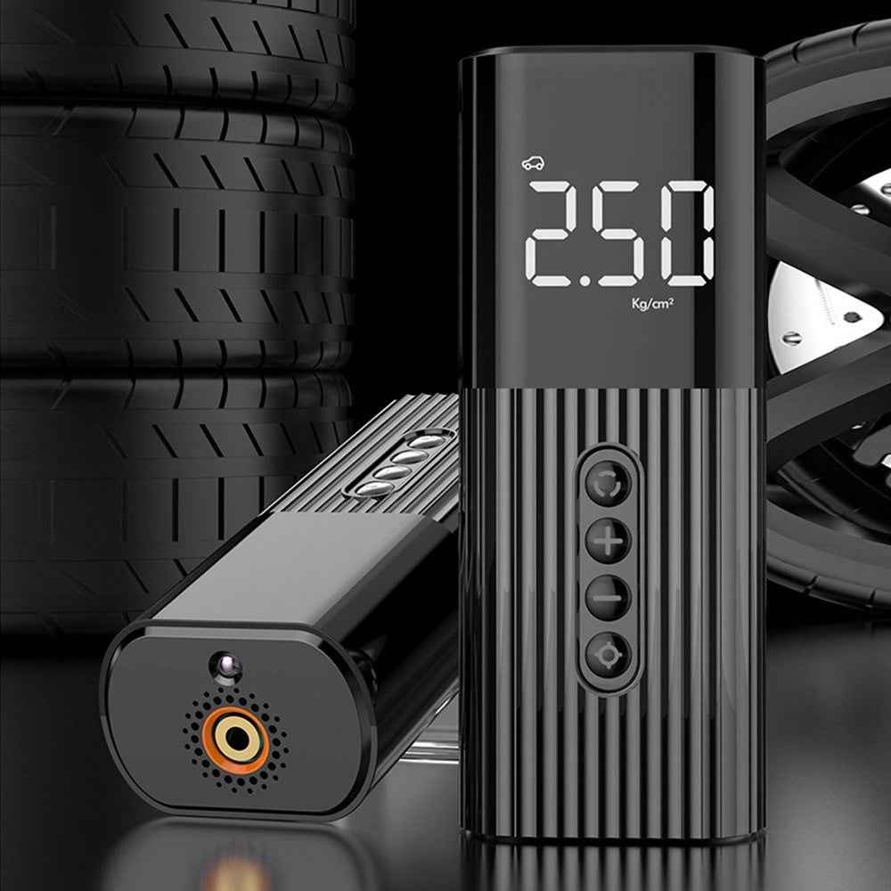 LICHEERS 2 in 1 Car Air Compressor Portable Tire Inflator Auto Pump Digital Tire Pump with LED Light 150PSI Car Tyre Inflator