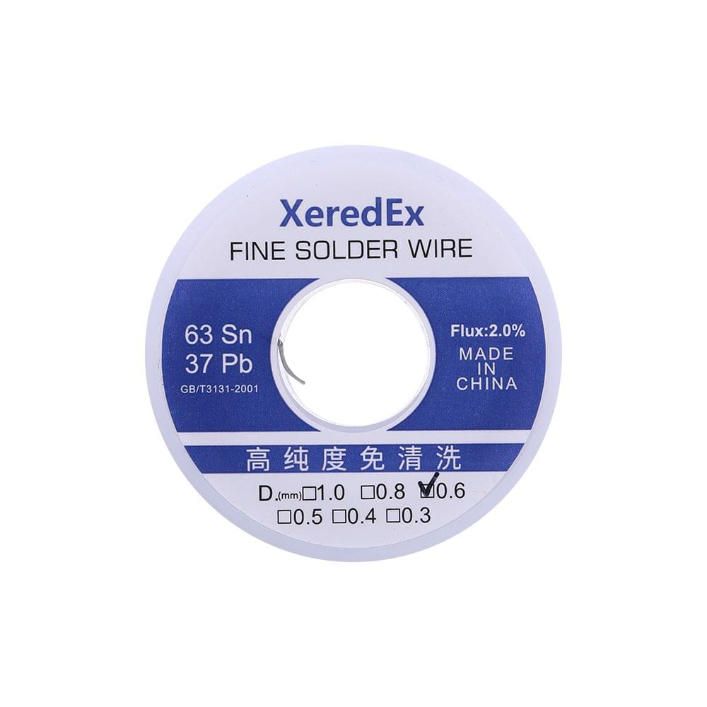 0.6mm 100g Flux 2.0% Tin Lead Tin Wire Soldering Wire Roll