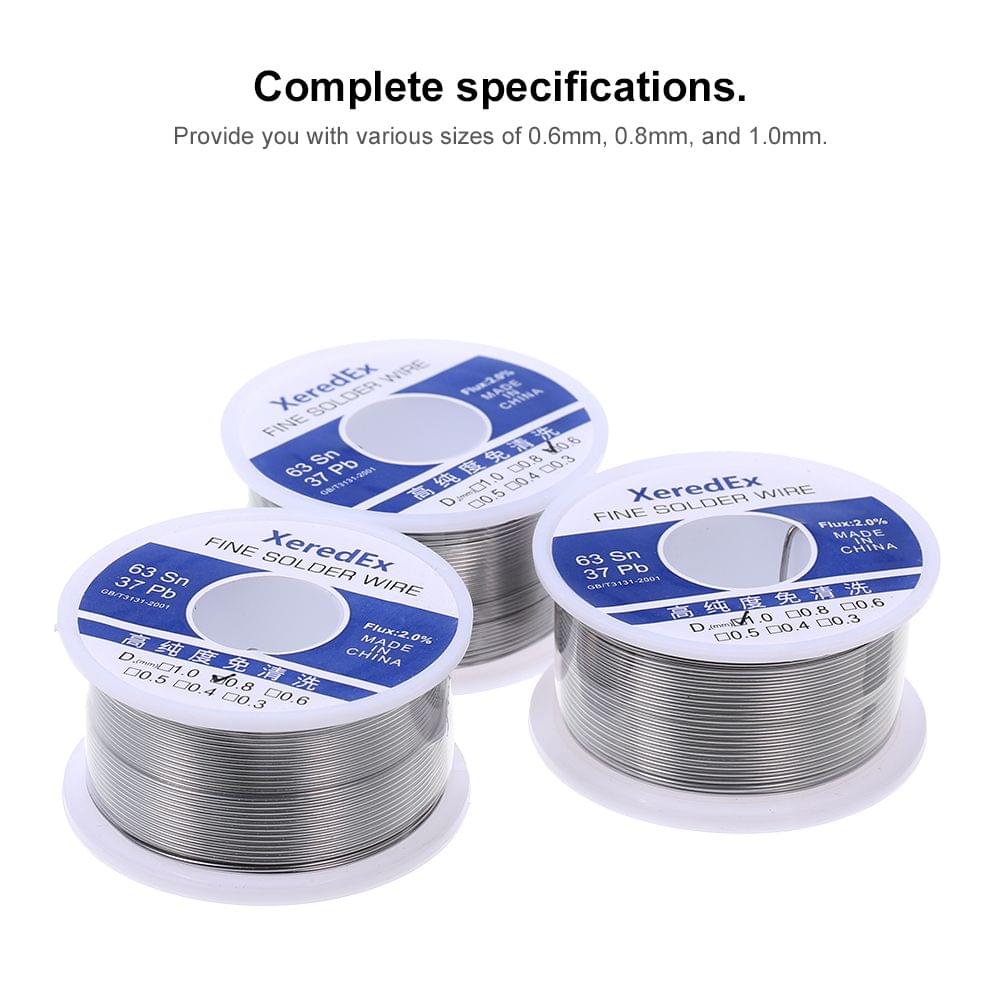 1.0mm 100g Flux 2.0% Tin Lead Tin Wire Soldering Wire Roll