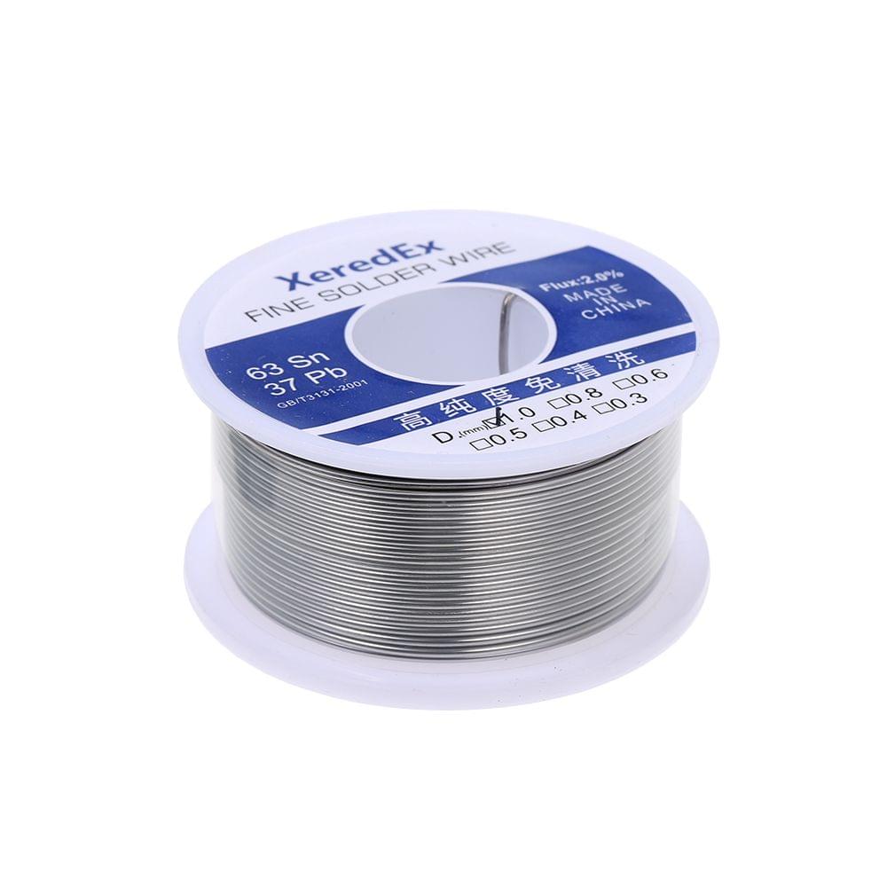 1.0mm 100g Flux 2.0% Tin Lead Tin Wire Soldering Wire Roll