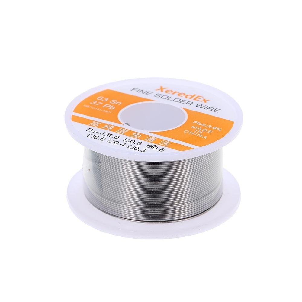 0.6mm 50g Flux 2.0% Tin Lead Tin Wire Soldering Wire Roll