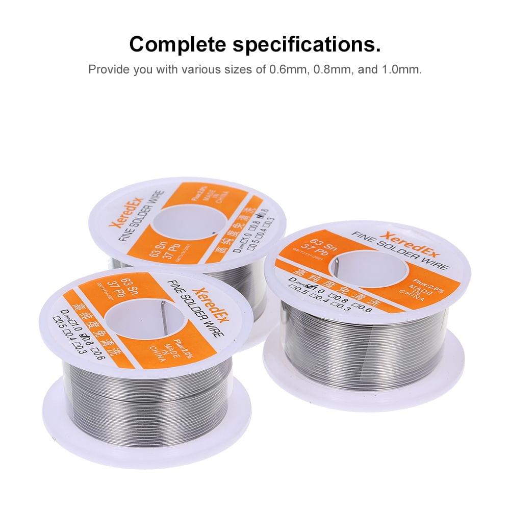 0.6mm 50g Flux 2.0% Tin Lead Tin Wire Soldering Wire Roll