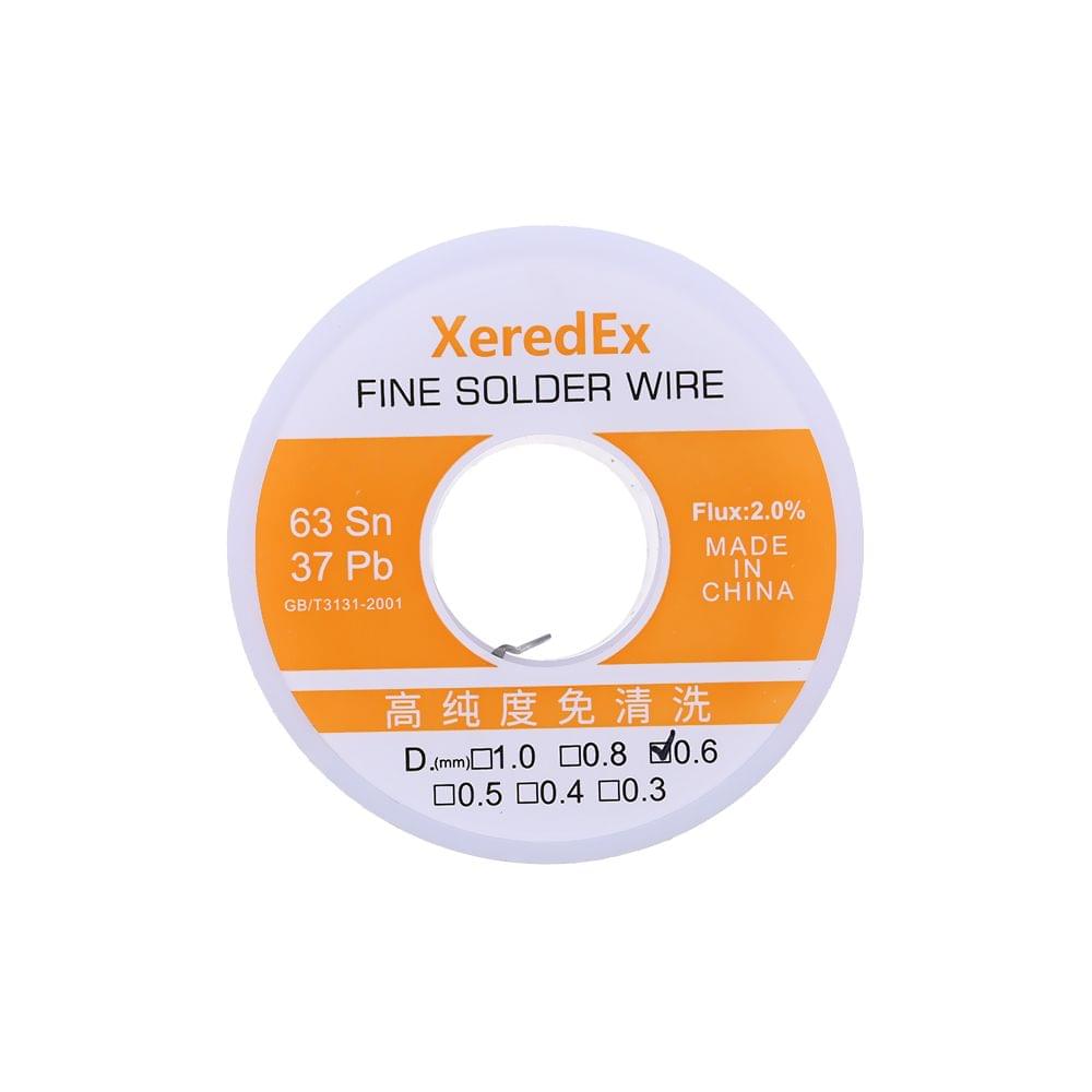 0.6mm 50g Flux 2.0% Tin Lead Tin Wire Soldering Wire Roll