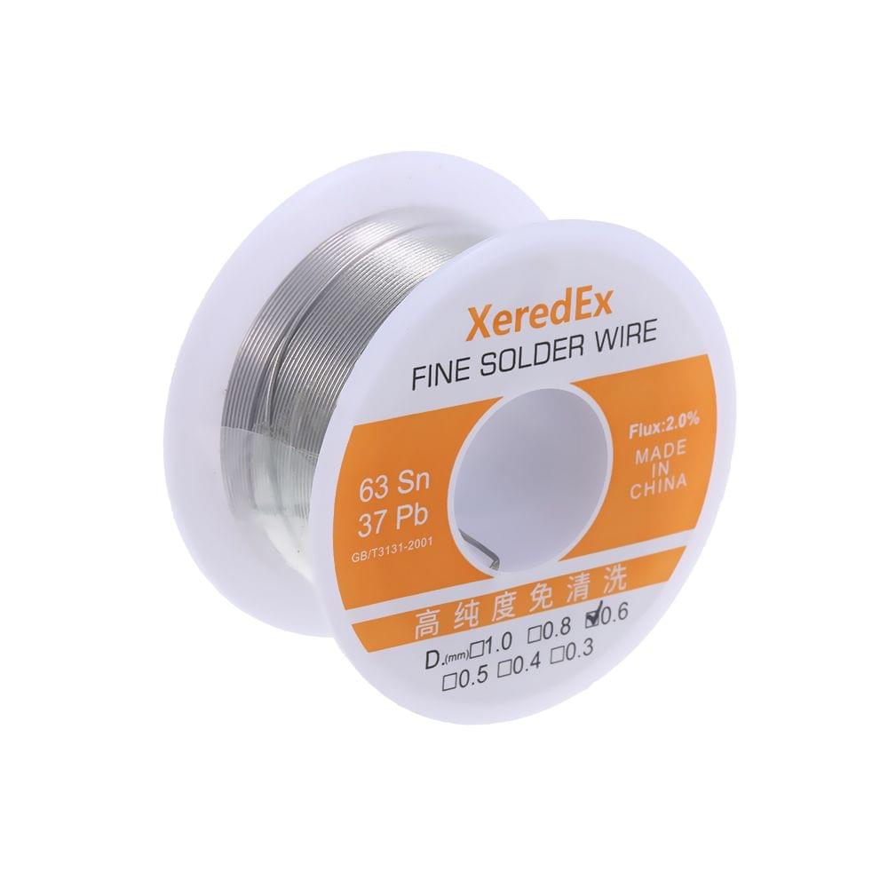 0.6mm 50g Flux 2.0% Tin Lead Tin Wire Soldering Wire Roll