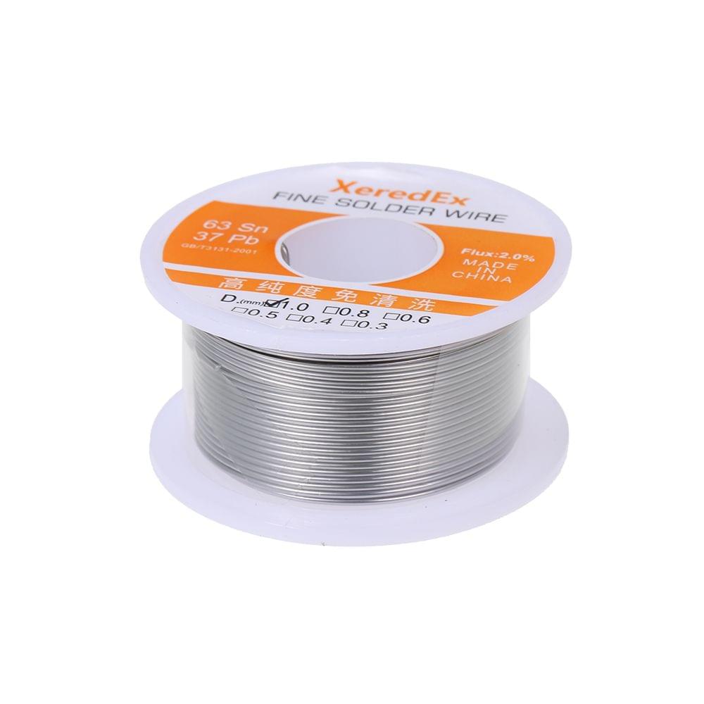1.0mm 50g Flux 2.0% Tin Lead Tin Wire Soldering Wire Roll