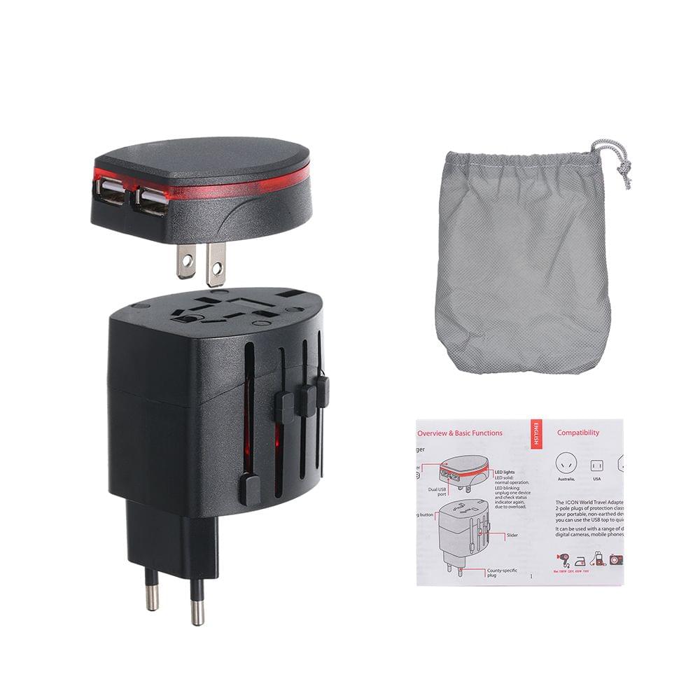 Universal Travel Adapter World Travel USB Power Adapter
