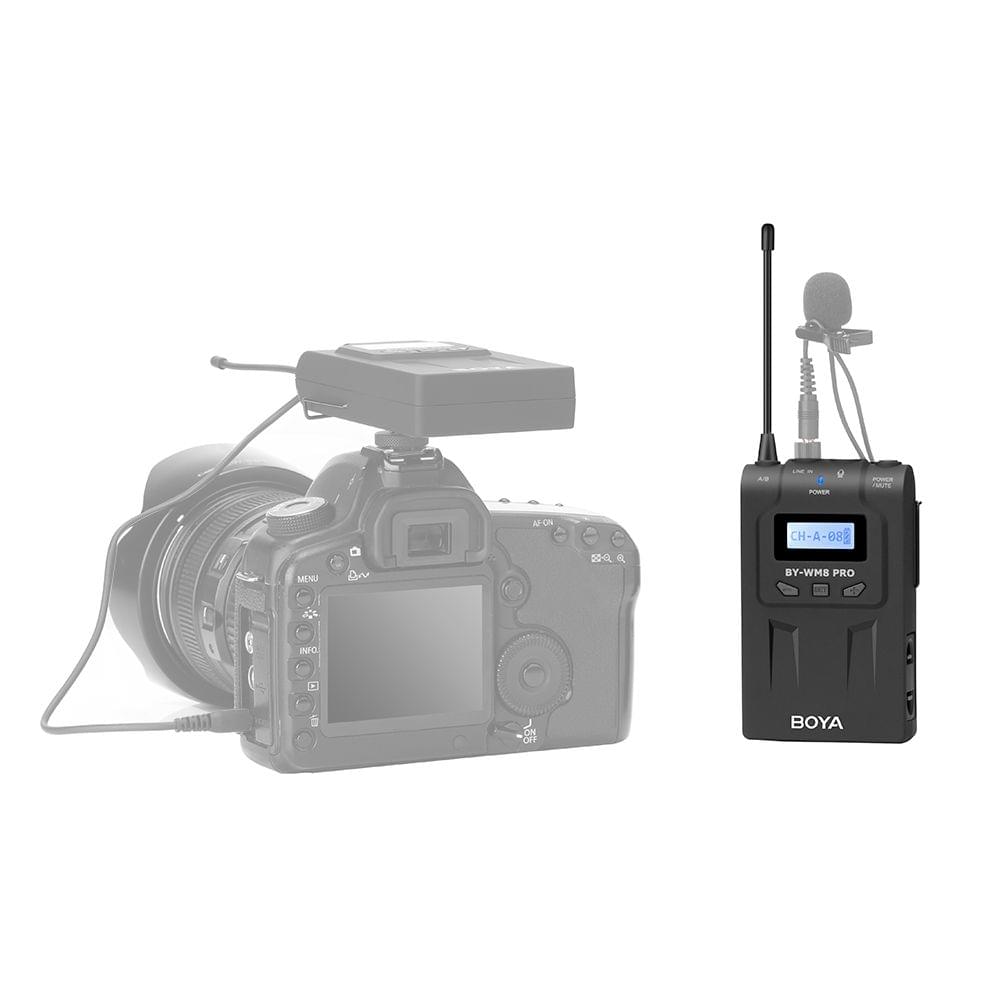 BOYA UHF Dual-Channel 48 Channels Transmitter with LCD
