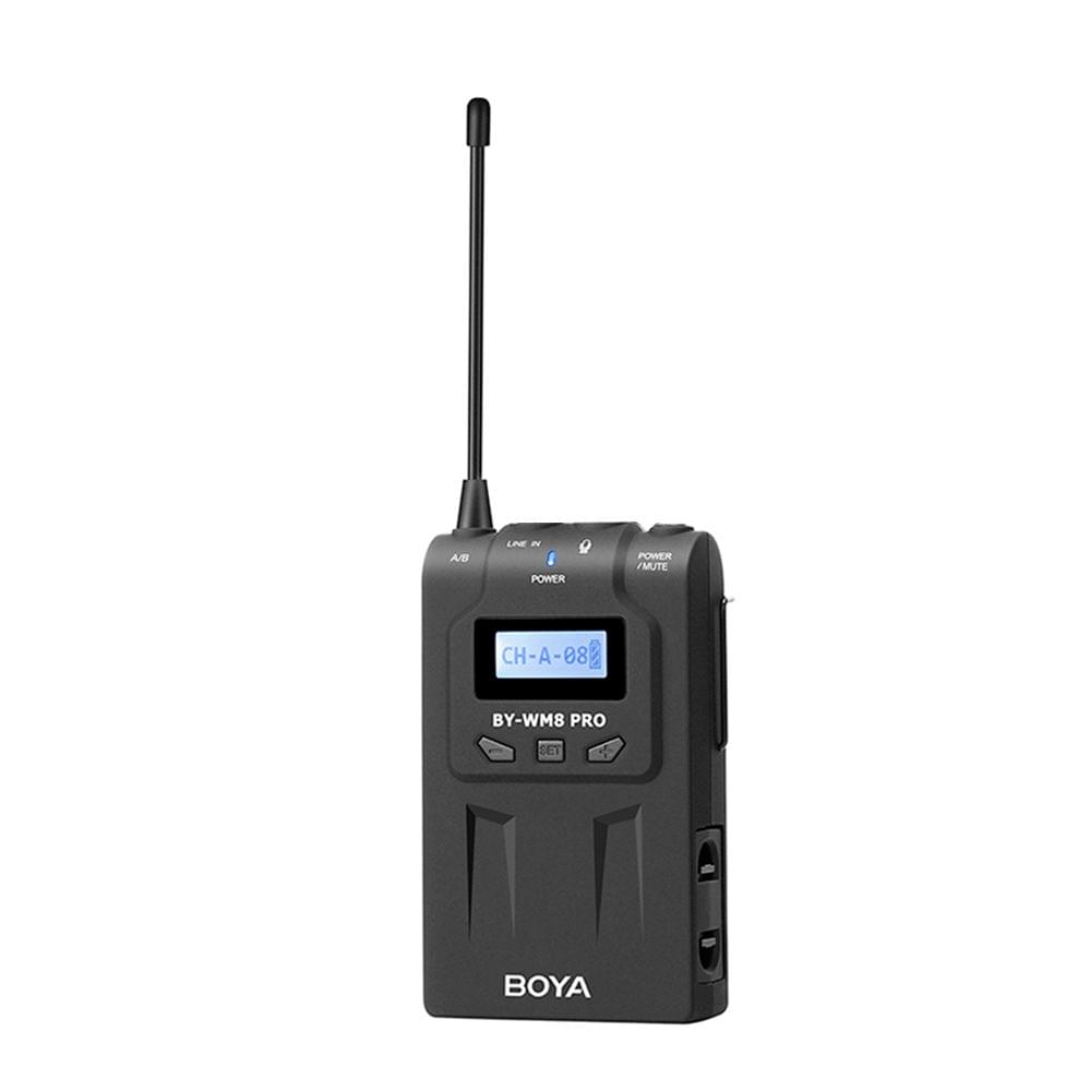 BOYA UHF Dual-Channel 48 Channels Transmitter with LCD