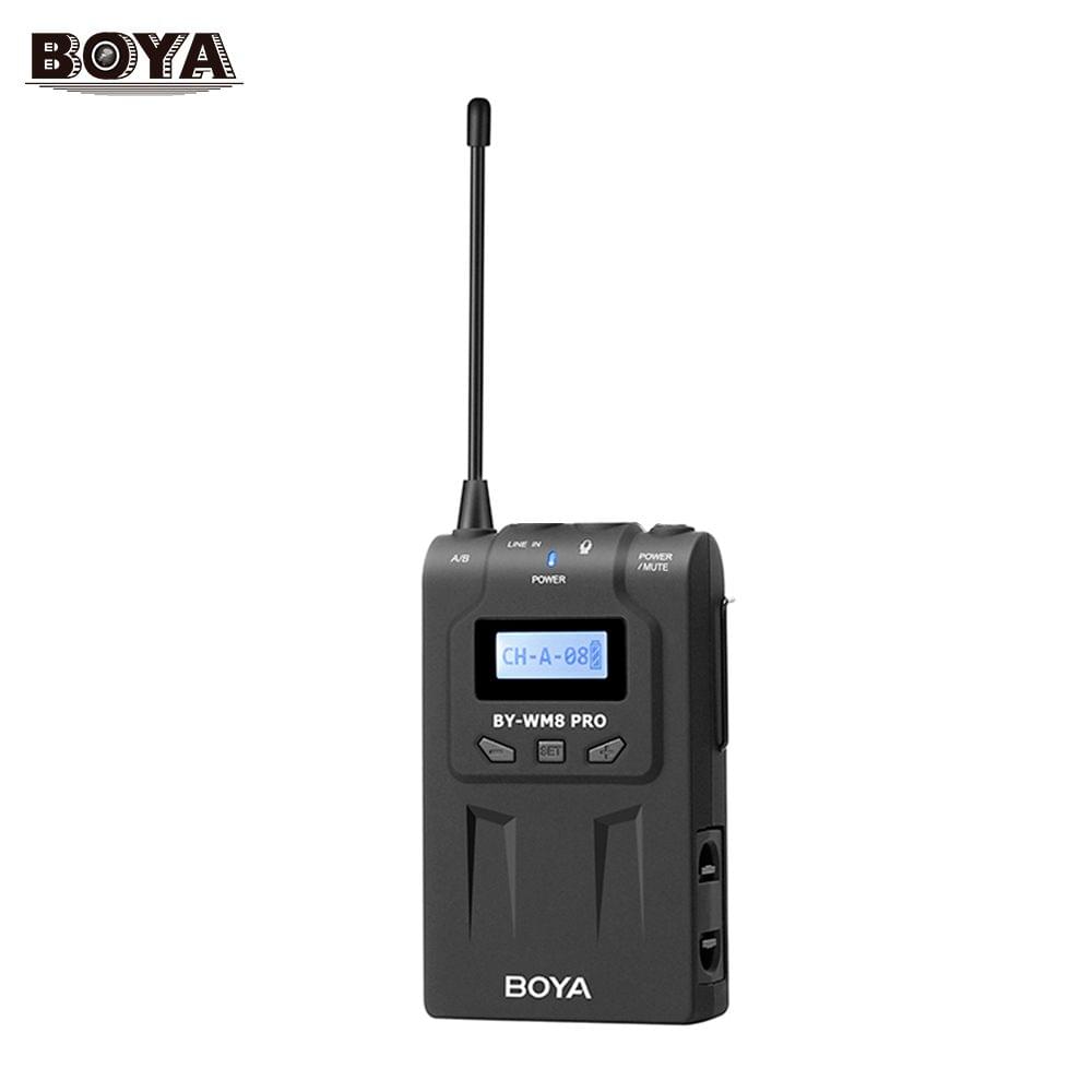 BOYA UHF Dual-Channel 48 Channels Transmitter with LCD