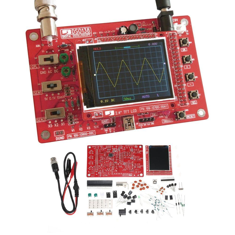 DSO138 2.4" TFT Handheld Pocket-size Digital Oscilloscope