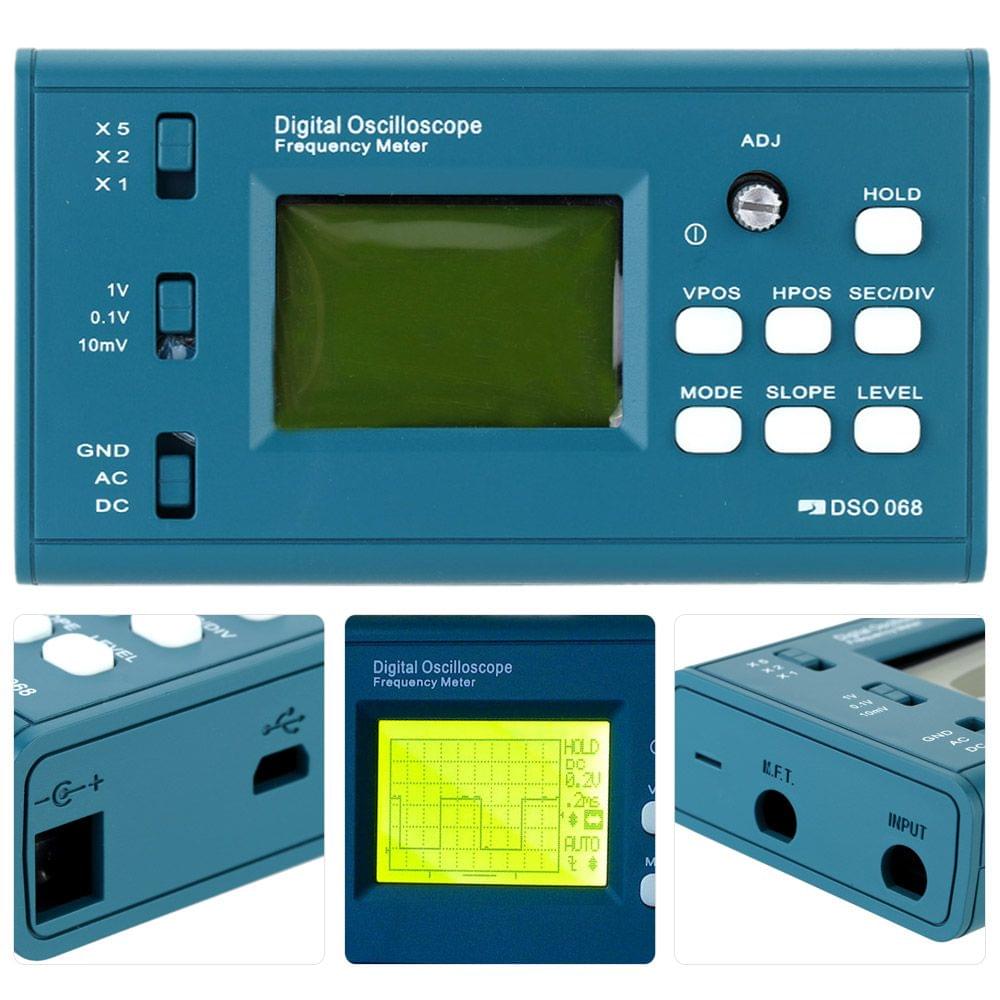 LCD Digital Storage Oscilloscope/Frequency Meter DIY Kit