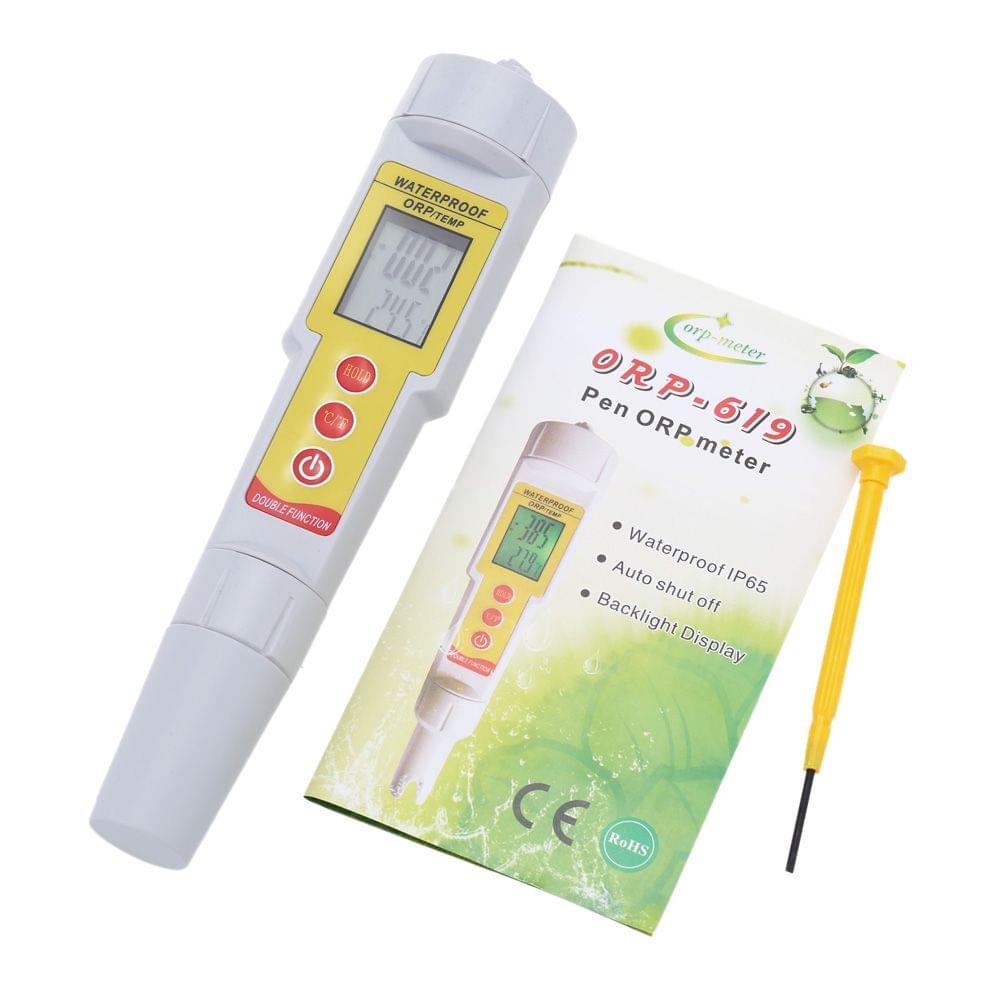 Pen-Type ORP/TEMP Meter Thermometer with Backlit Display