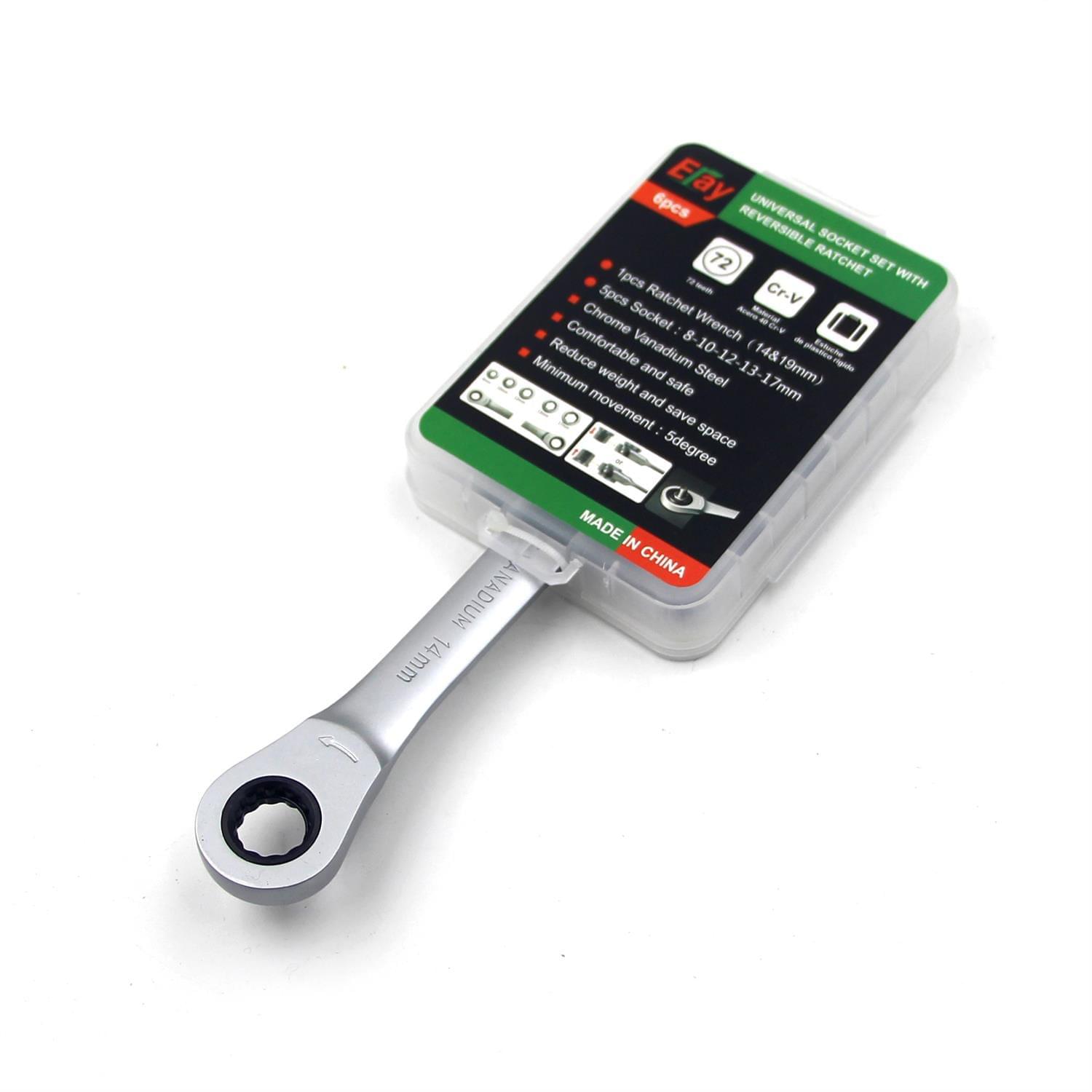 Multi-Function Ratchet Set Mechanic Universal Socket Set 7