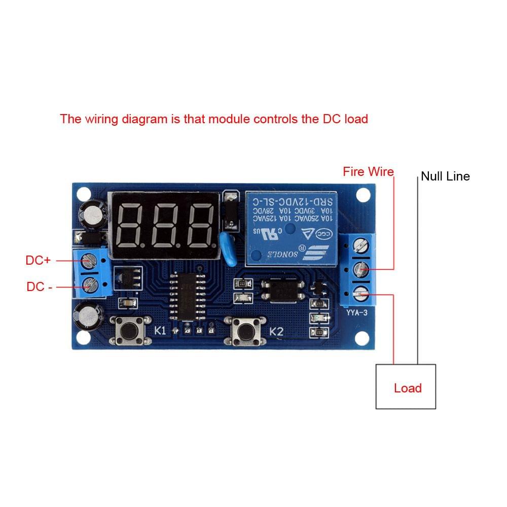 Multifunction Delay Time Module Switch Control Relay Cycle