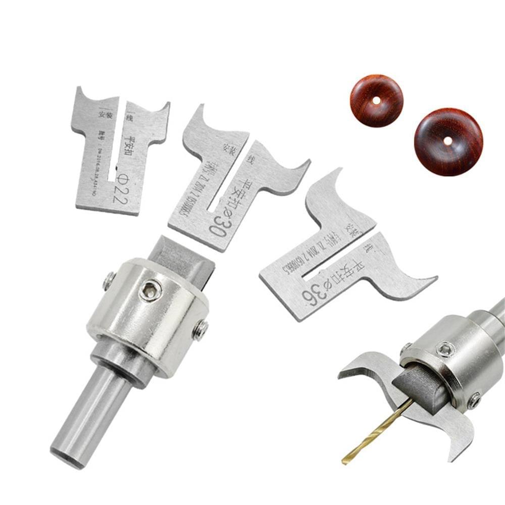 20 Pcs Set Wood Bead Maker Beads Drill Bit Milling Cutter - Silver 20pcs