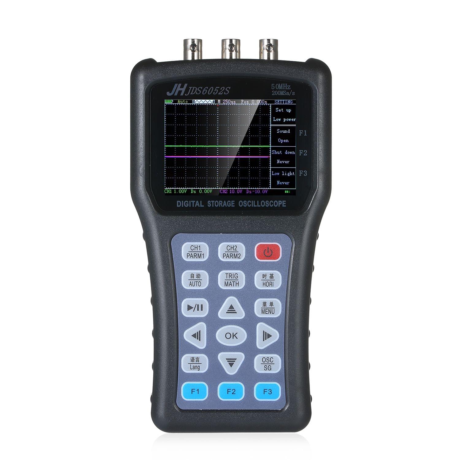 2-in-1 Oscilloscope & Function Signal Generator Dual Channel