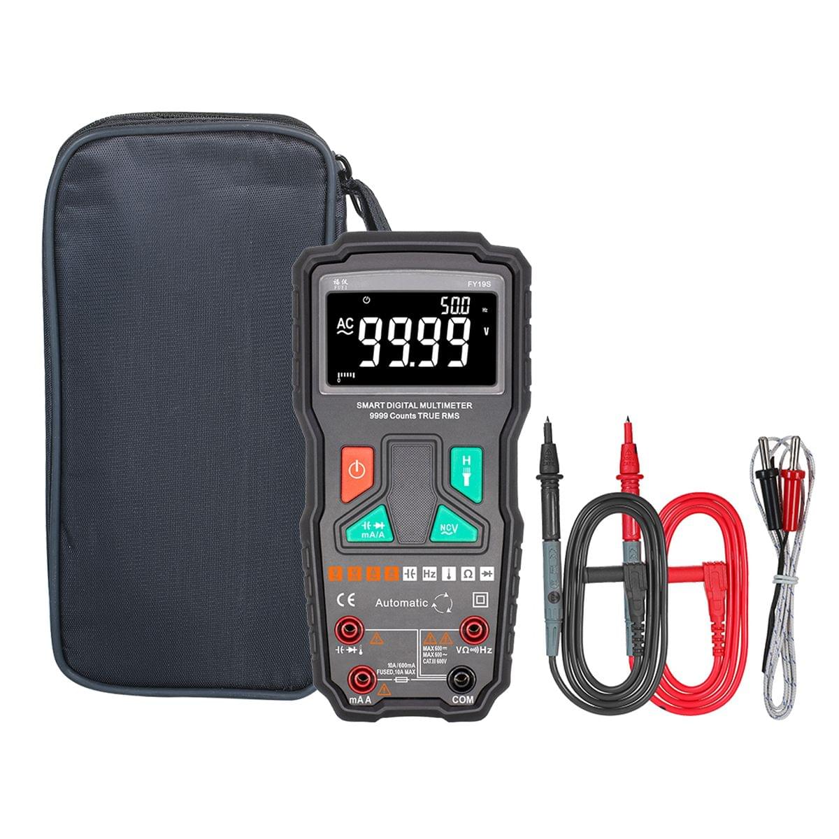 FUYI Digital Multimeter 9999 Count Intelligent Automatic