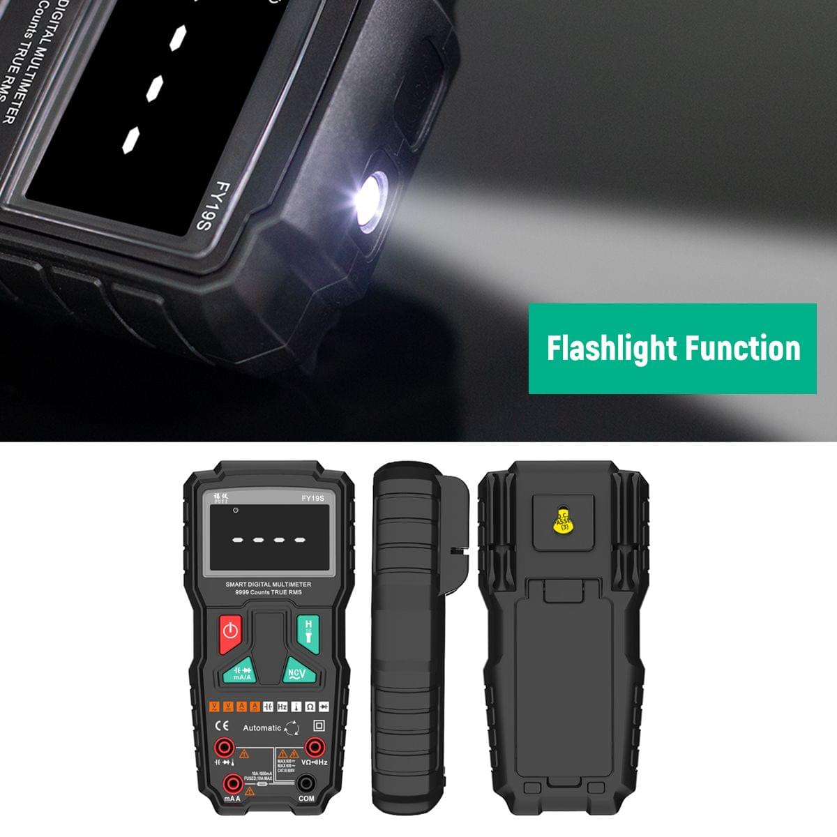 FUYI Digital Multimeter 9999 Count Intelligent Automatic