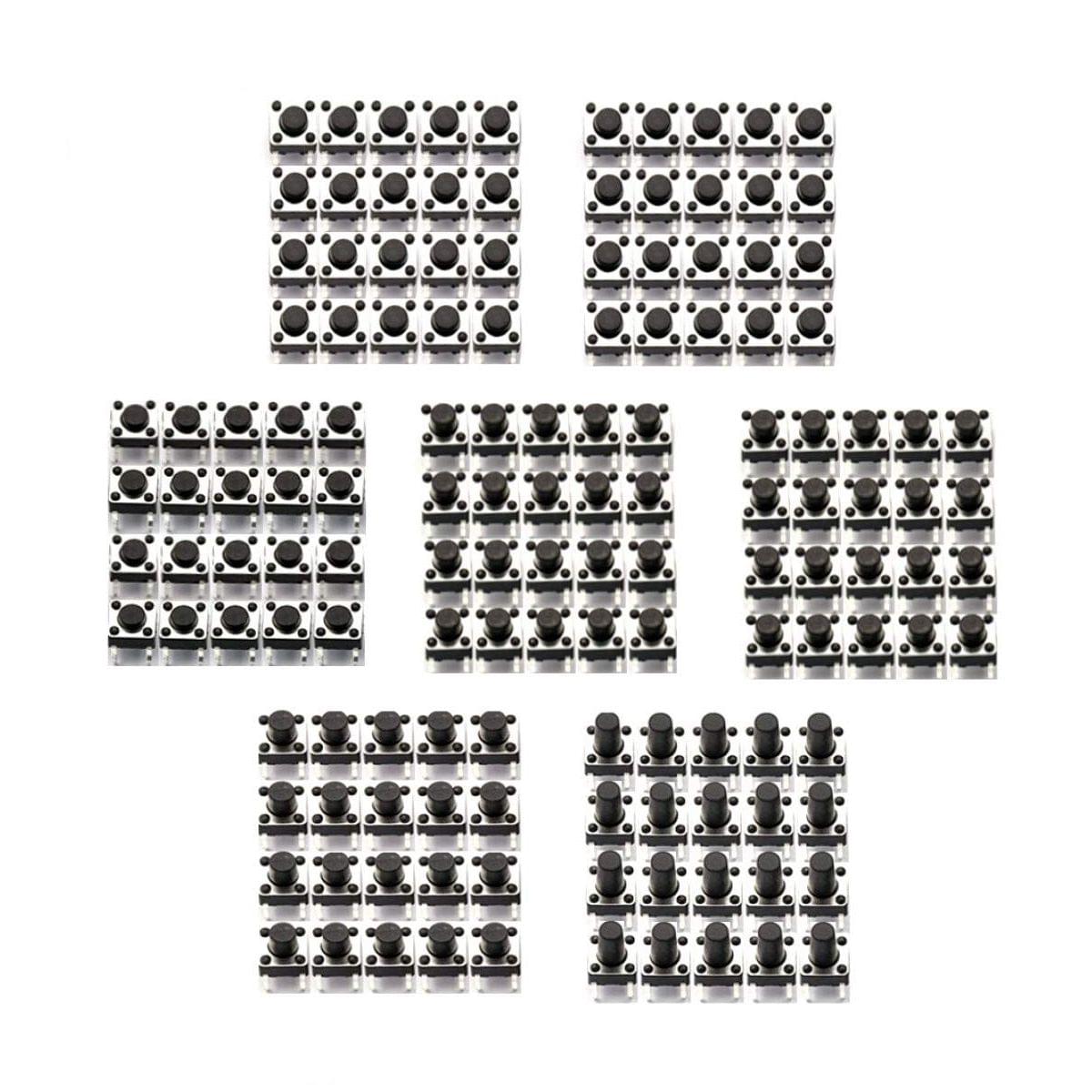 180PCS Tactile Push Button Switch Micro Momentary Tact