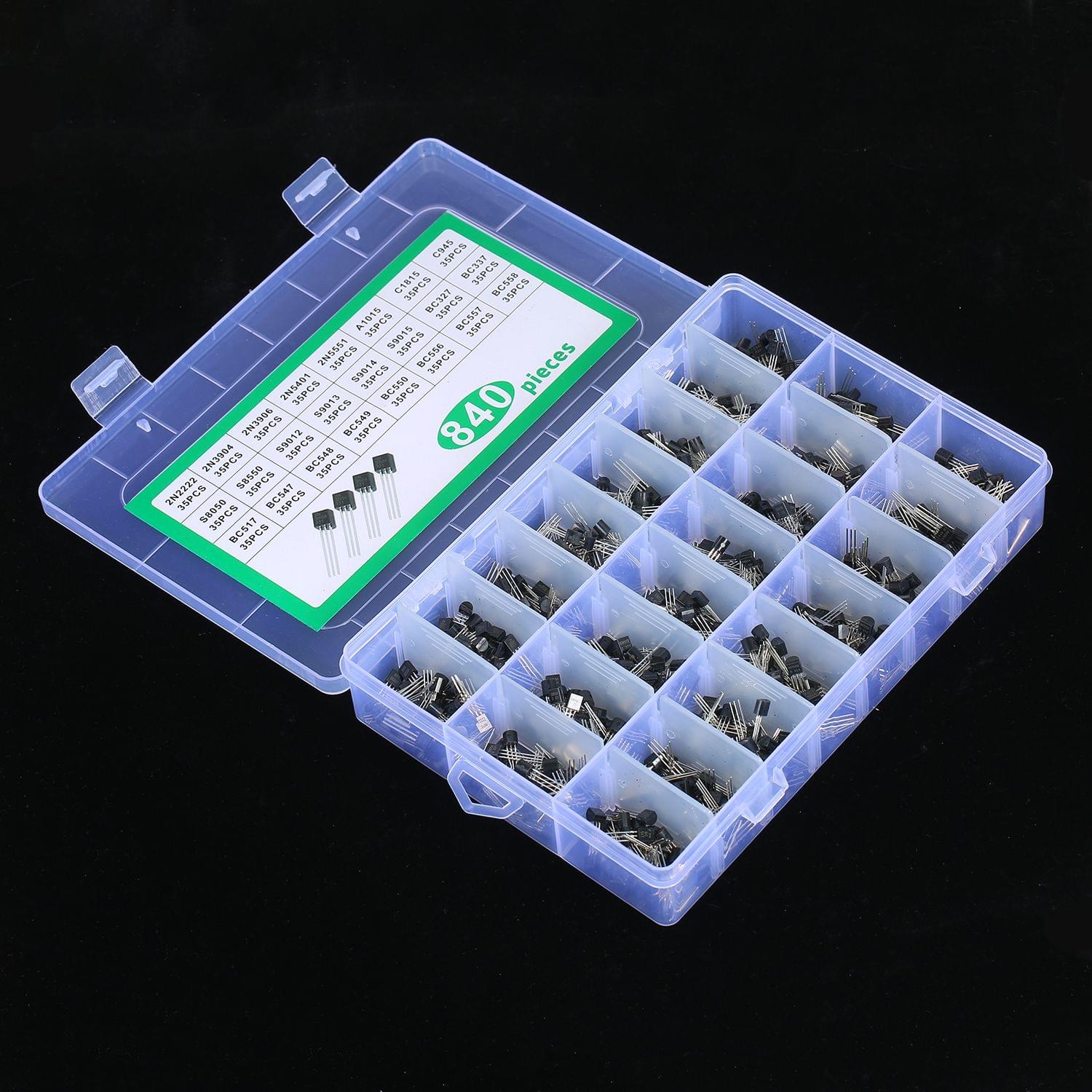24Values 840PCS NPN PNP Transistor TO-92 Power General