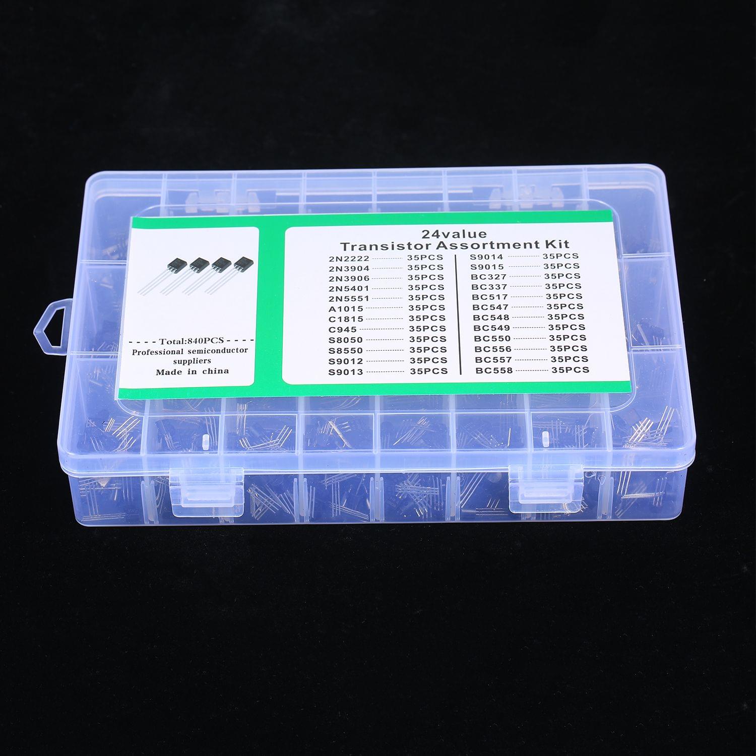 24Values 840PCS NPN PNP Transistor TO-92 Power General