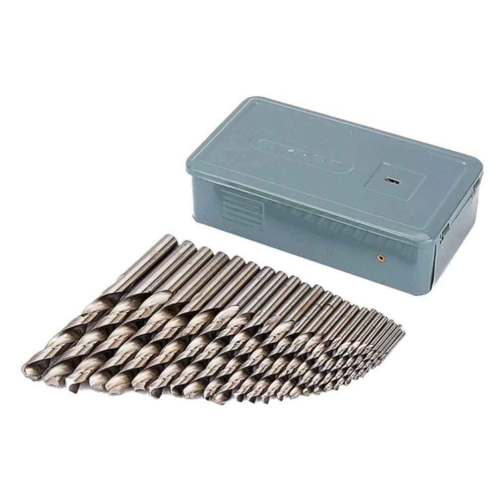 25Pcs Twist Drill Bit Set HSS Cobalt Drill Bit Set - 25Pcs