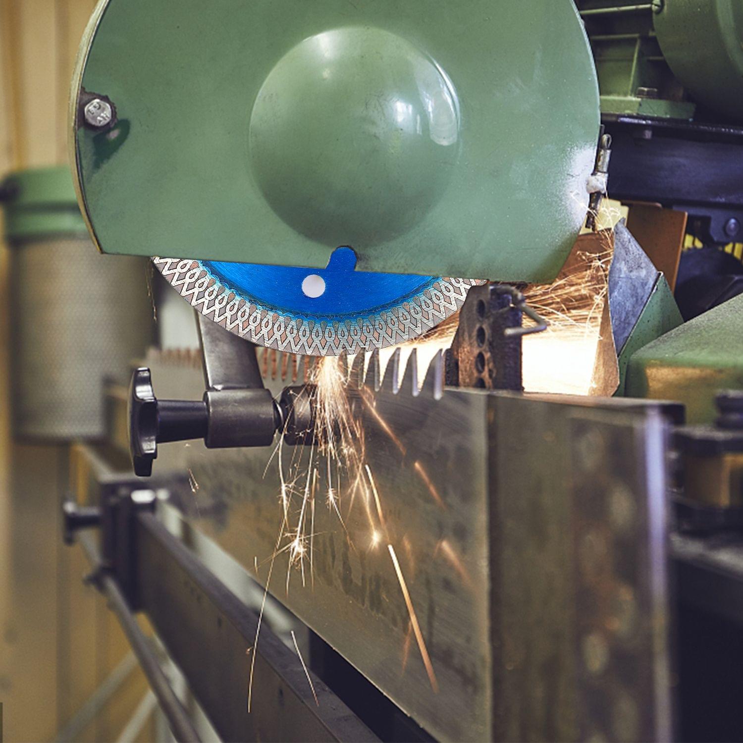 105mm 4" Diamond Corrugated Saw Blade 22mm Bore Diameter
