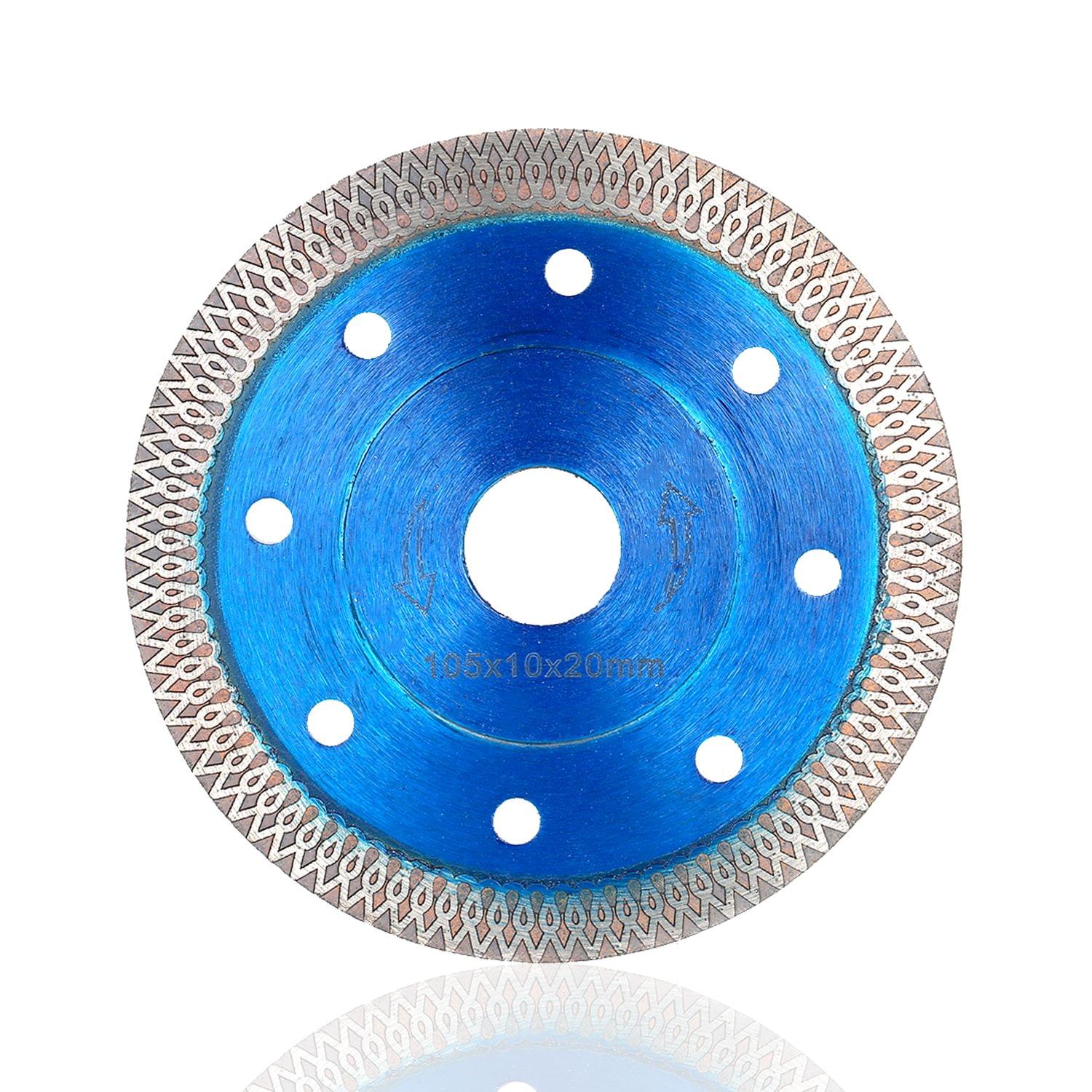 105mm 4" Diamond Corrugated Saw Blade 22mm Bore Diameter
