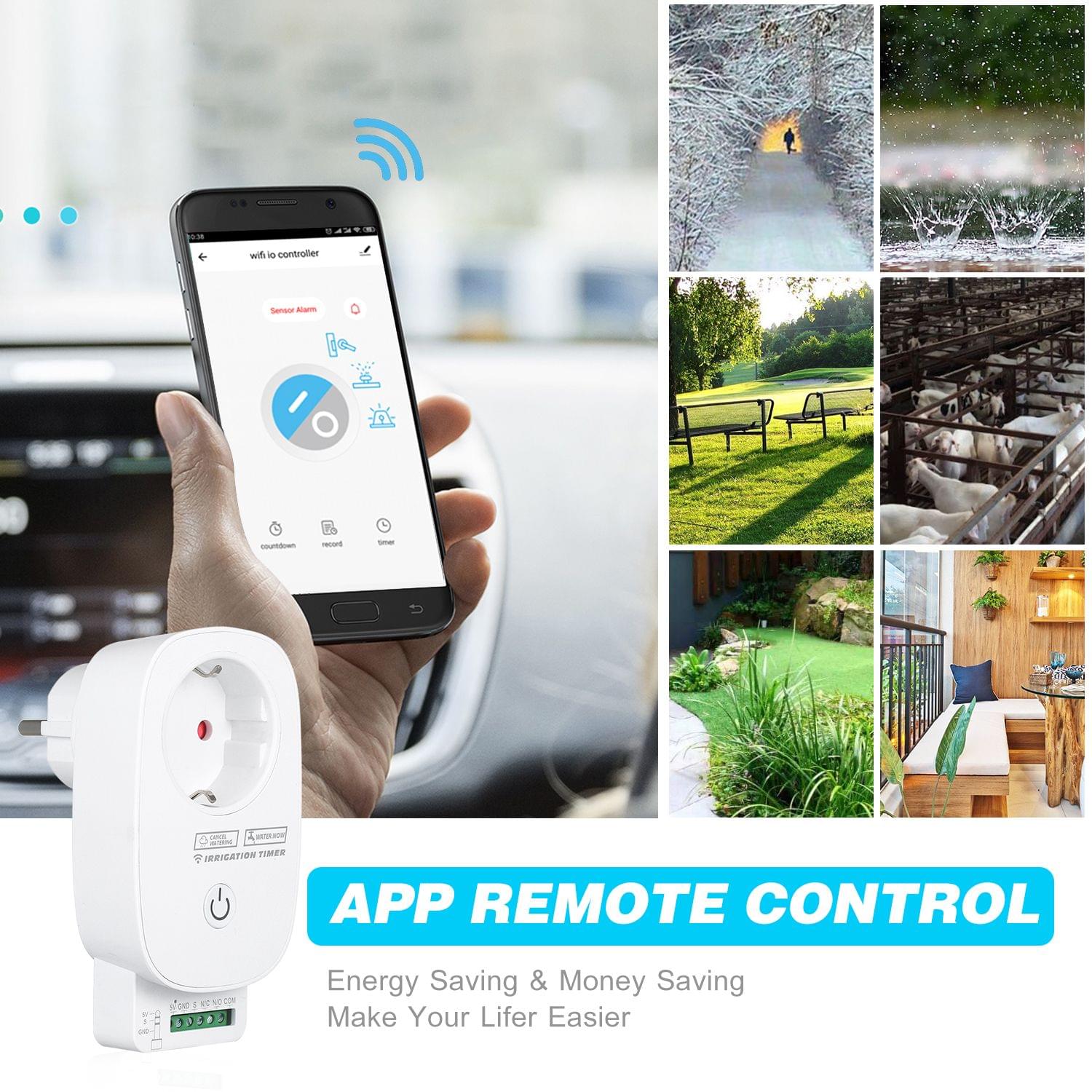 WiFi Control Garden Irrigation System Sprinkler System - EU Plug