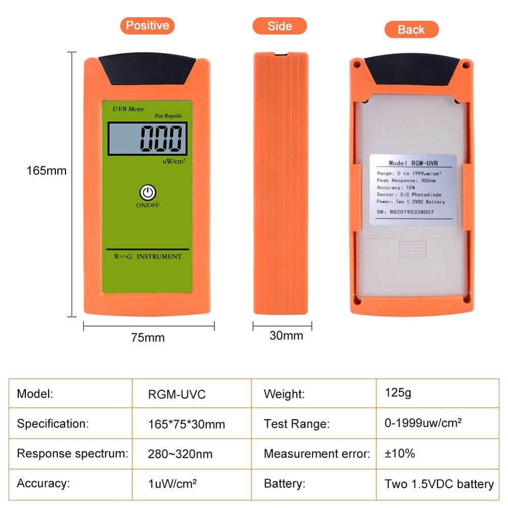 UVB Meter UVB Tester High Accuracy UVB Detector UVB Test