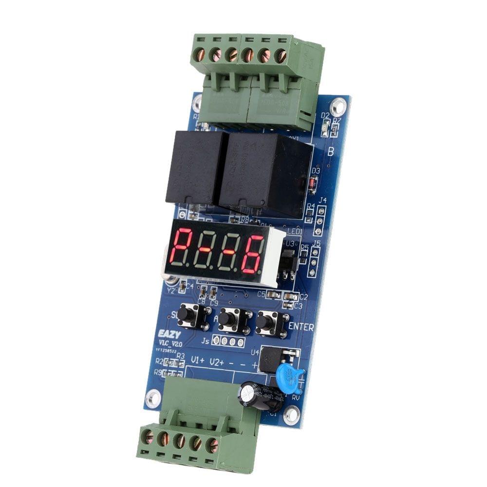 12V Dual Programmable Relay PLC Board Cycle Delay Timer