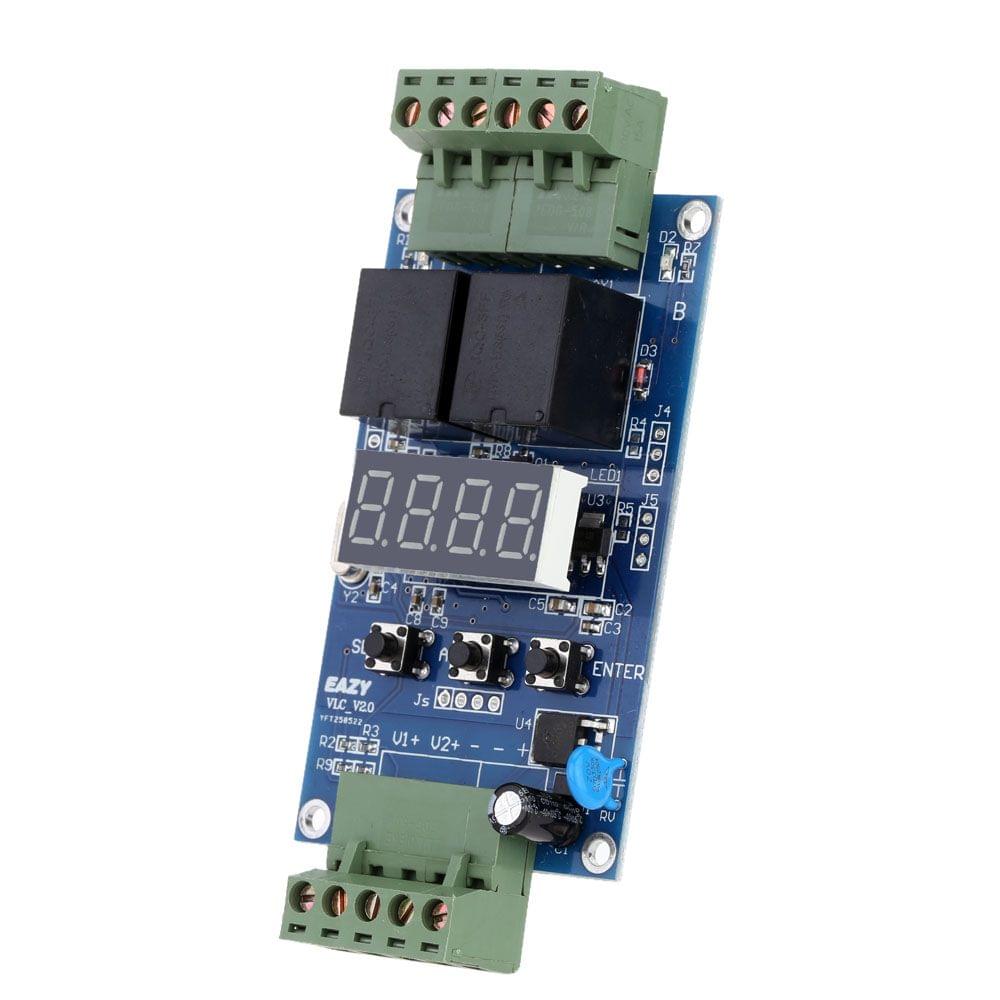 12V Dual Programmable Relay PLC Board Cycle Delay Timer