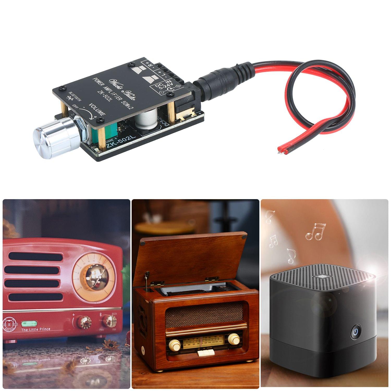 Mini Digital Power Amplifier Board Module 20W30W40W50Wx2 - 502L mini