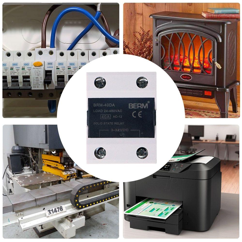 25A Single Phase Solid State Relay Load 24-480VAC AC Control - 25A