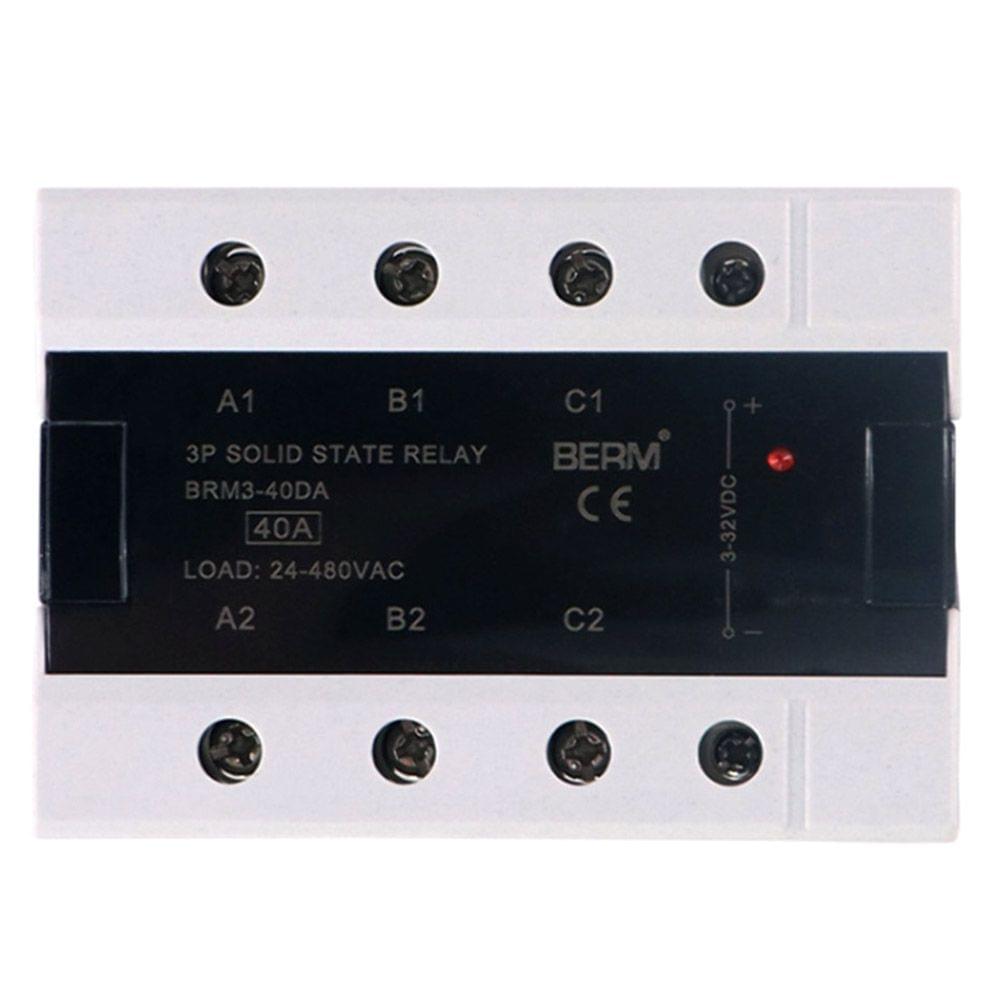 10A Three Phase Solid State Relay Load 24-480VAC AC Control - 10A