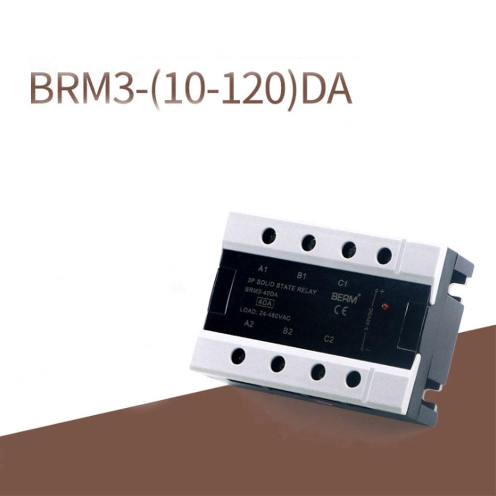 60A Three Phase Solid State Relay Load 24-480VAC AC Control - 60A