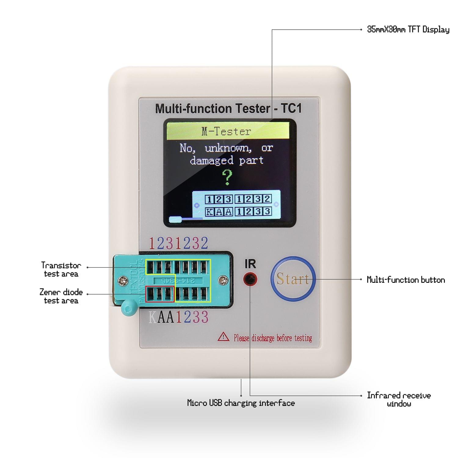 LCR-TC1 Full Color Screen Graphic Display Multifunctional