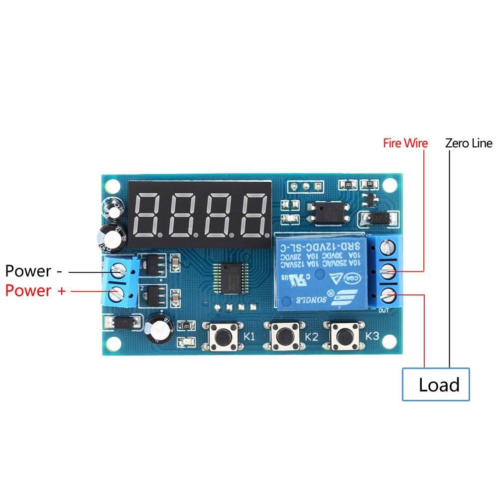 Multifunction Delay Time Module Switch Control Relay Cycle - 1