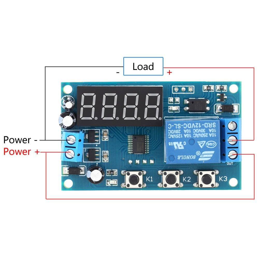 Multifunction Delay Time Module Switch Control Relay Cycle - 1