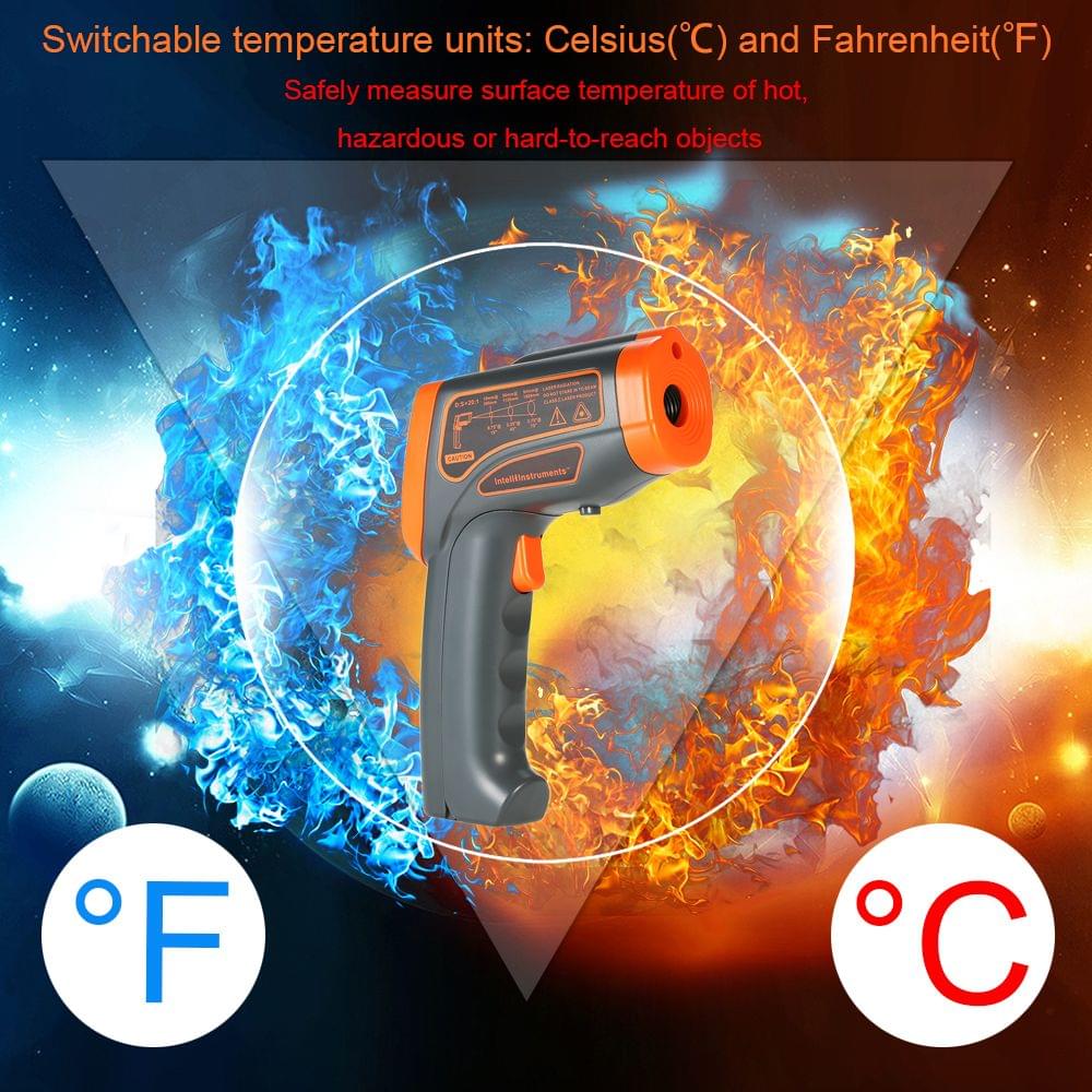 Infrared Thermometer Digital Laser Thermometer Temperature - AT1650