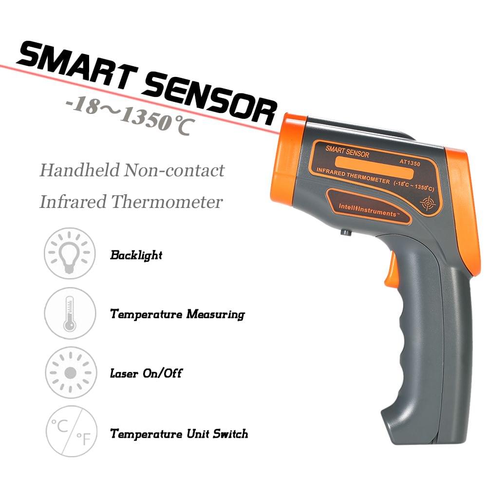 Infrared Thermometer Digital Laser Thermometer Temperature - AT1350