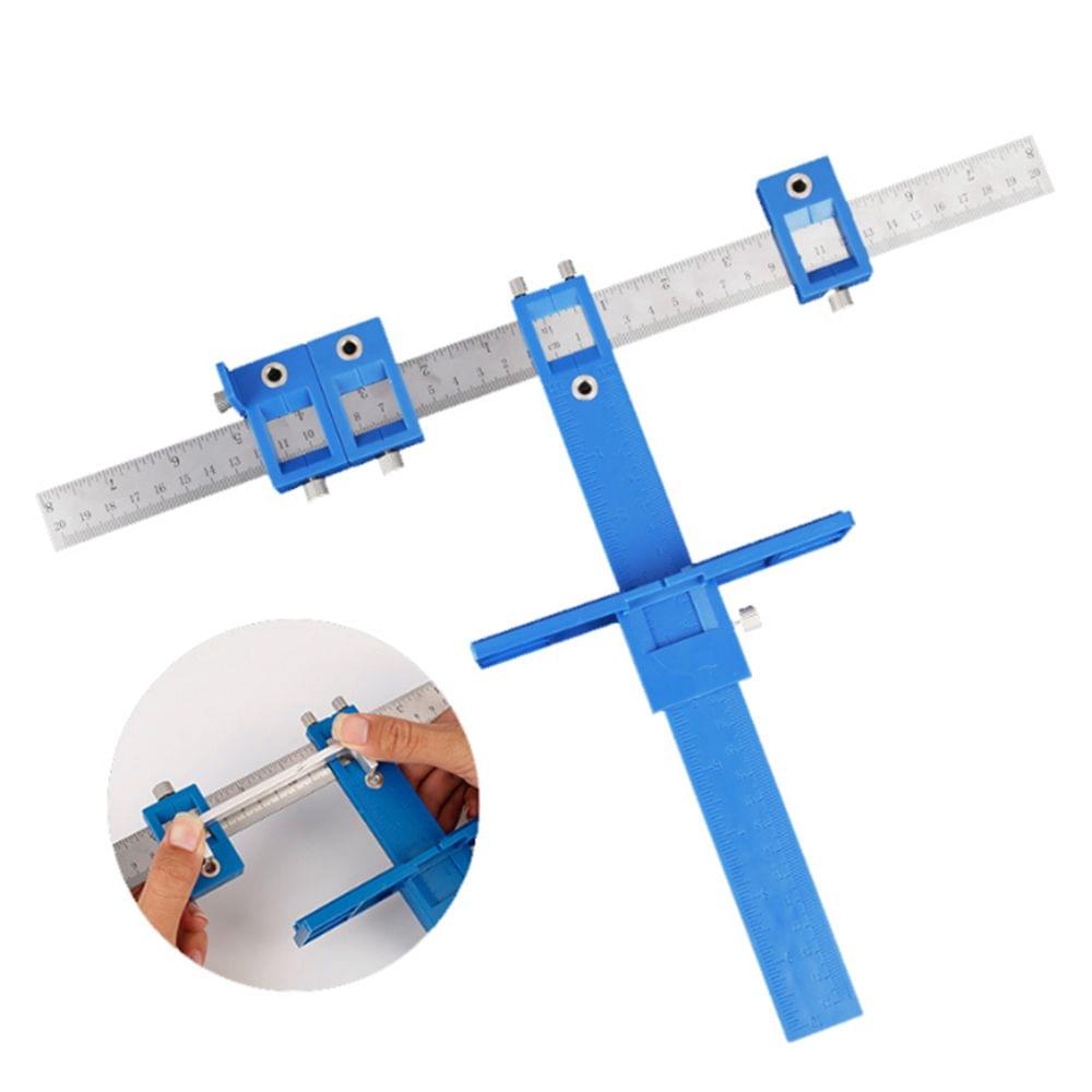 Woodworking Drilling Dowelling Hole Saw Adjustable Drill - Metric Imperial same side