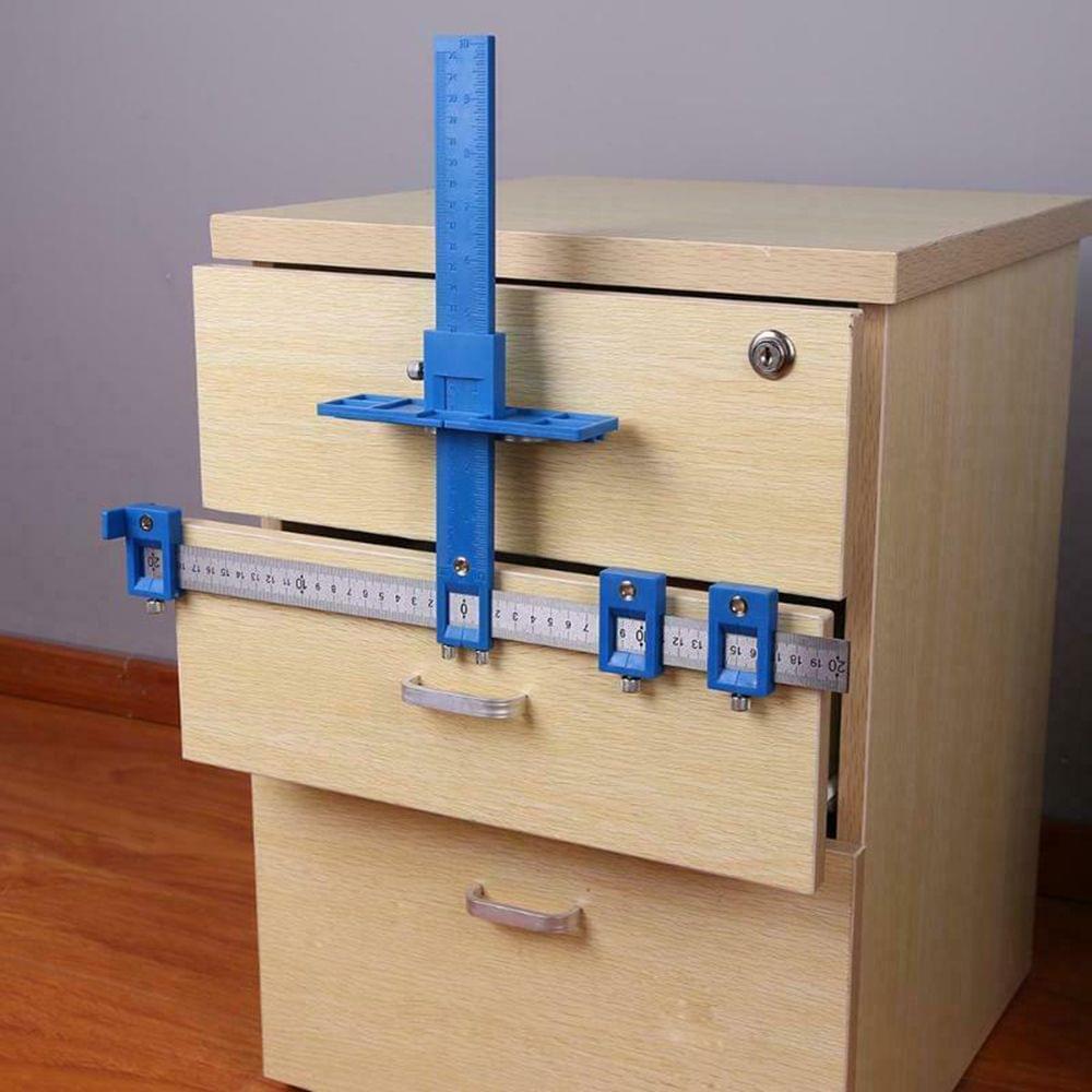 Woodworking Drilling Dowelling Hole Saw Adjustable Drill - Metric Imperial same side