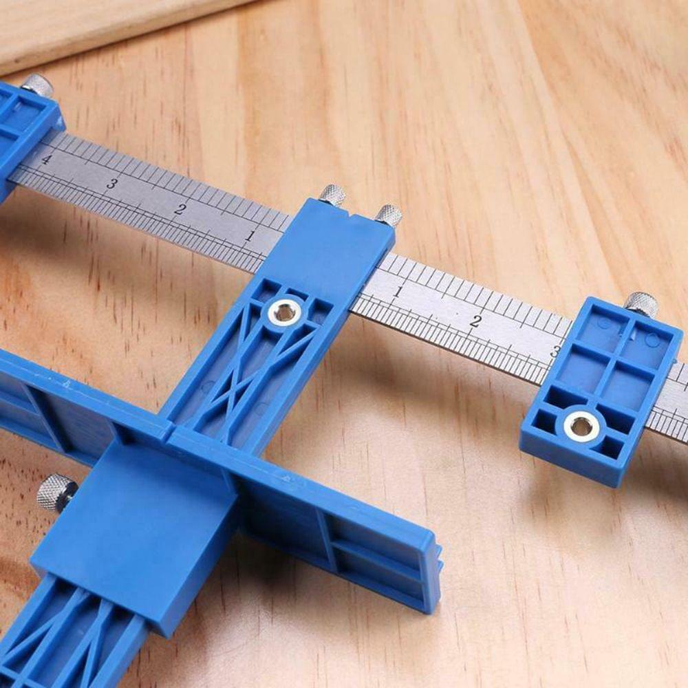 Woodworking Drilling Dowelling Hole Saw Adjustable Drill - One side metric system and one side imperial units