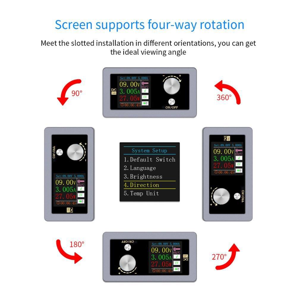 DC DC Buck Converter CC CV Power Module 0.6-30V 5A