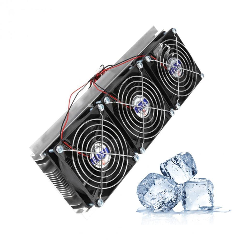 TEC Electron Semiconductor Refrigeration Cooler Triple Fan