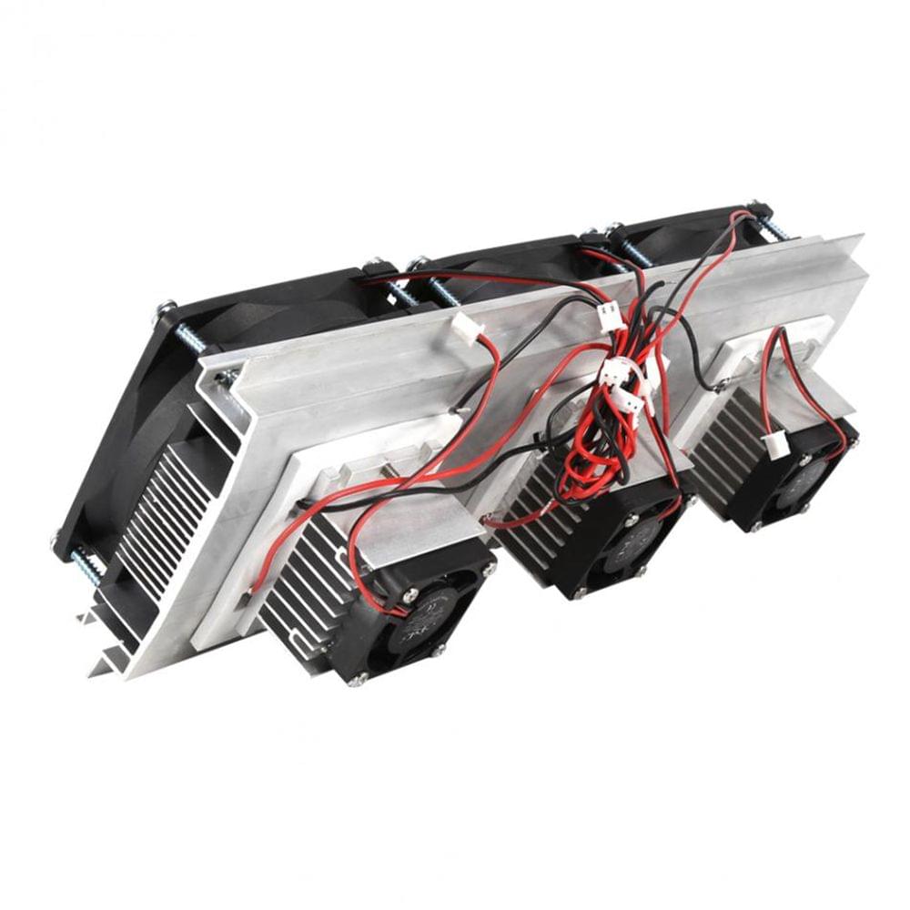 TEC Electron Semiconductor Refrigeration Cooler Triple Fan