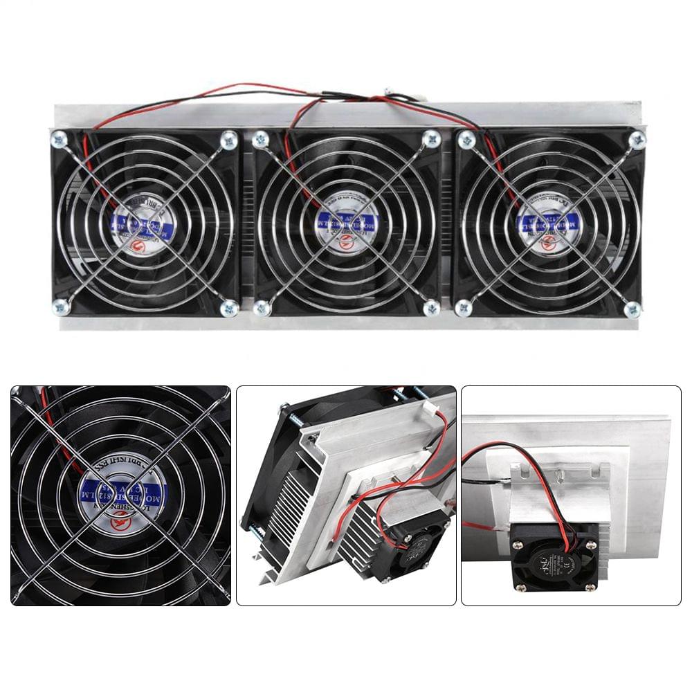 TEC Electron Semiconductor Refrigeration Cooler Triple Fan