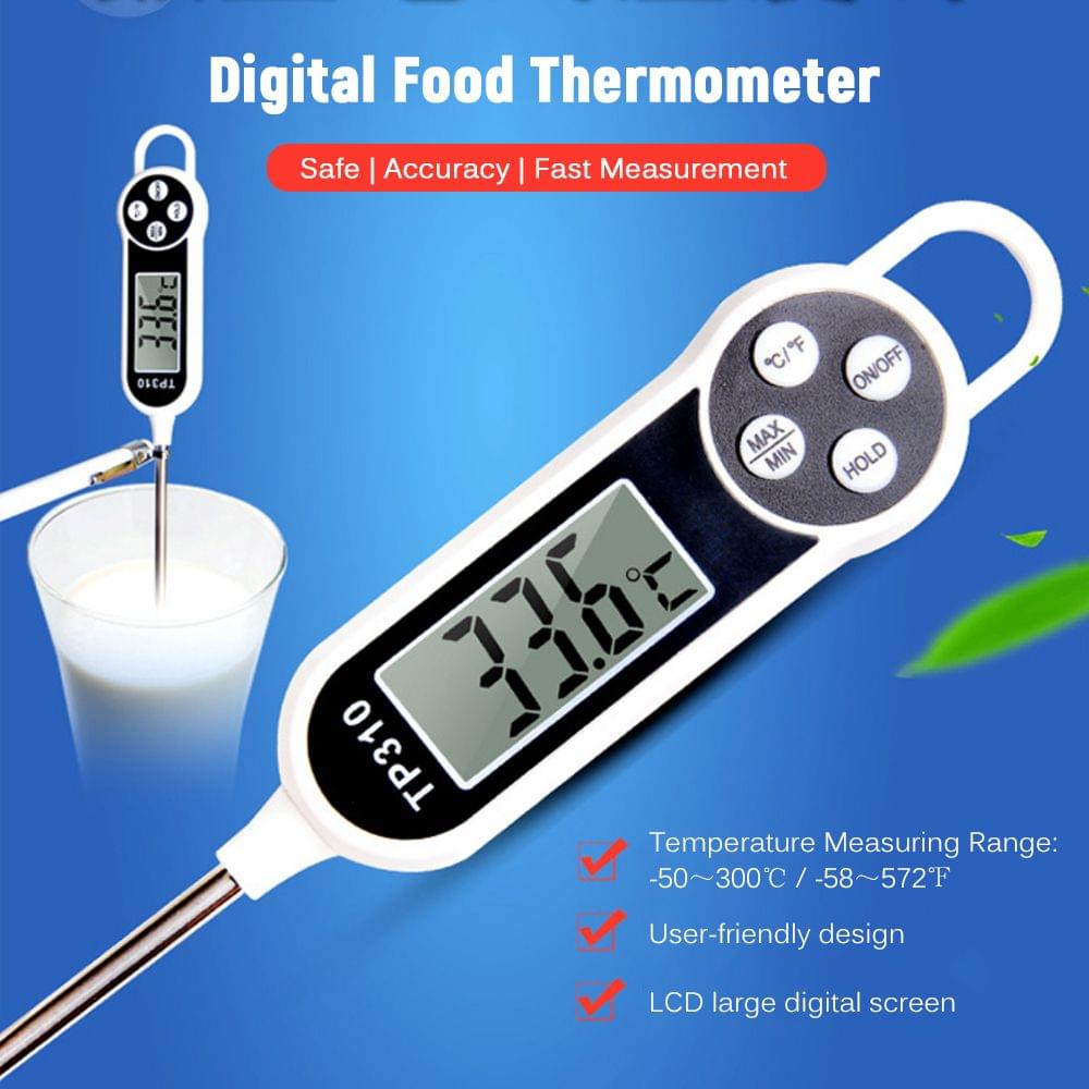 Digital Food Thermometer Mini LCD Thermometer Probe BBQ Meat